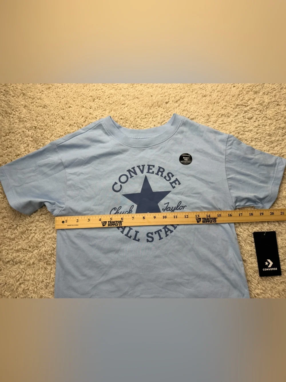 Kids Large Converse All Star Tee & Skort Set